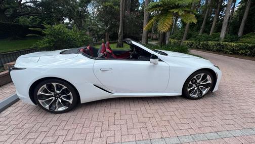 White 2022 Lexus LC 500 Base