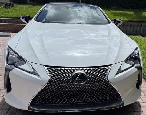 White 2022 Lexus LC 500 Base