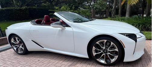 White 2022 Lexus LC 500 Base