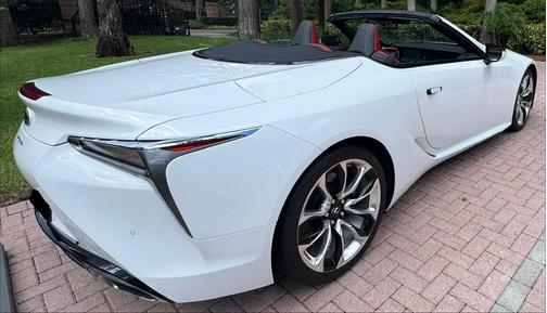 White 2022 Lexus LC 500 Base