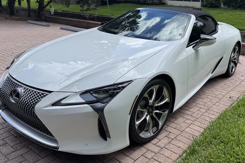 White 2022 Lexus LC 500 Base