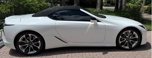 White 2022 Lexus LC 500 Base
