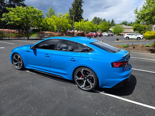 Blue 2022 Audi RS 5 2.9T