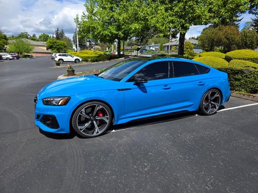 Blue 2022 Audi RS 5 2.9T