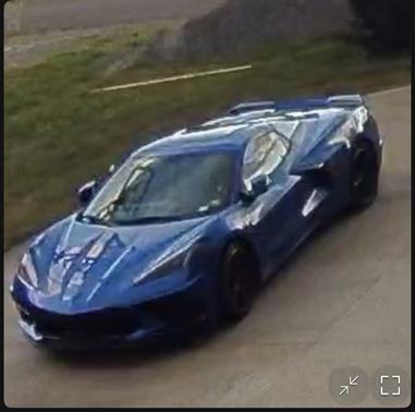 Blue 2021 Chevrolet Corvette Stingray w/3LT