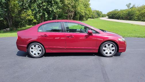 Red 2011 Honda Civic LX
