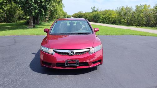 Red 2011 Honda Civic LX