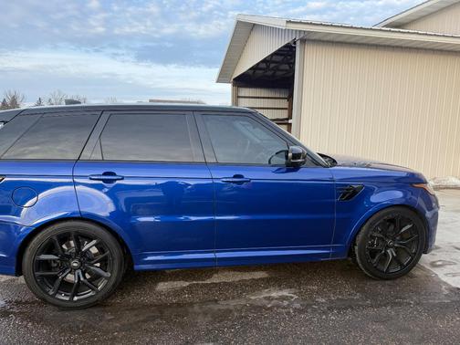 Blue 2020 Land Rover Range Rover Sport SVR