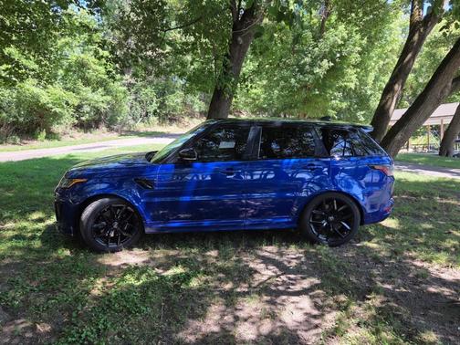 Blue 2020 Land Rover Range Rover Sport SVR