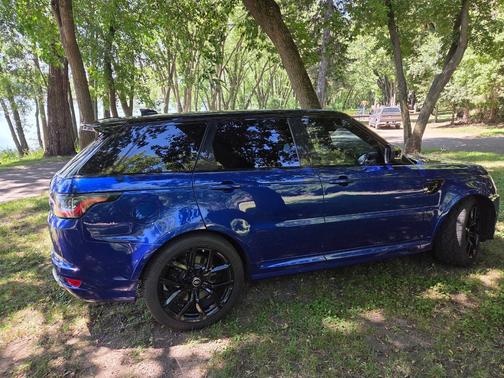 Blue 2020 Land Rover Range Rover Sport SVR