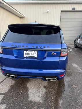 Blue 2020 Land Rover Range Rover Sport SVR