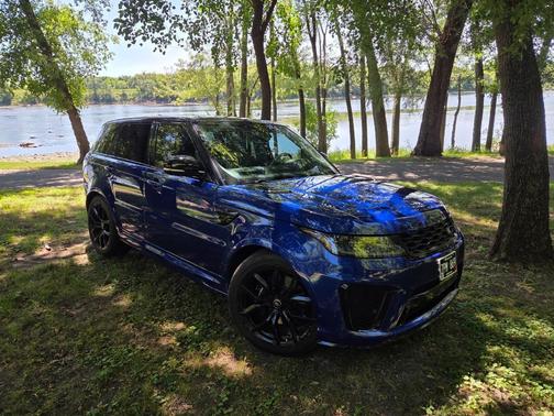Blue 2020 Land Rover Range Rover Sport SVR