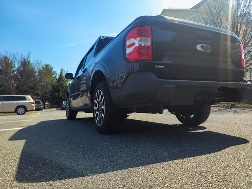 Blue 2022 Ford Maverick Lariat