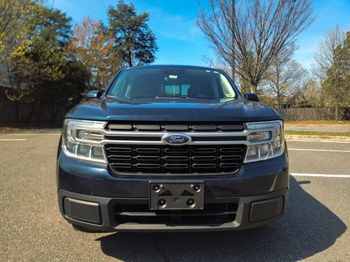 Blue 2022 Ford Maverick Lariat