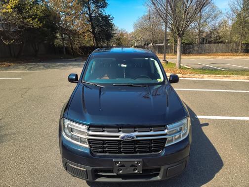 Blue 2022 Ford Maverick Lariat