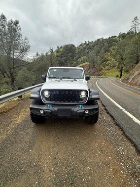 White 2024 Jeep Wrangler 4xe Willys