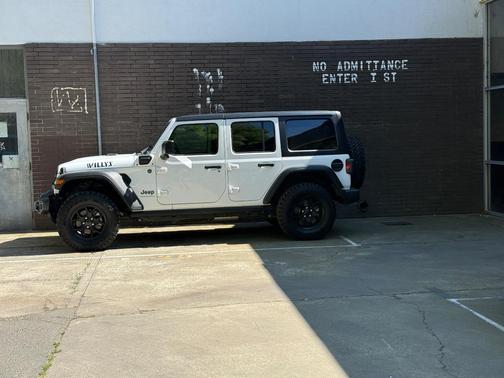 White 2024 Jeep Wrangler 4xe Willys