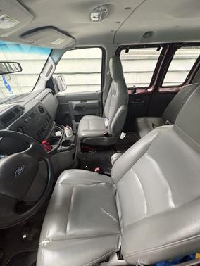 Red 2009 Ford E350 Super Duty XL Extended Wagon