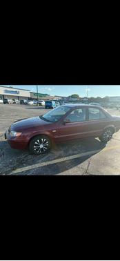 Red 2002 Mazda Protege LX
