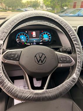 Gray 2024 Volkswagen Atlas Cross Sport 2.0T SE w/Technology