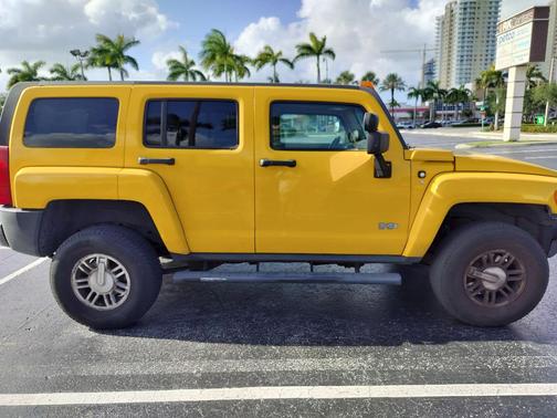 Yellow 2006 Hummer H3 Base
