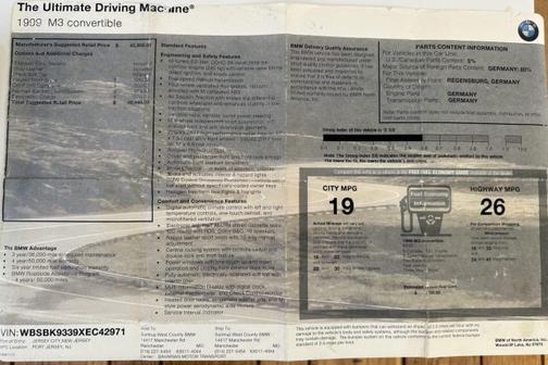 1999 BMW M3 Base