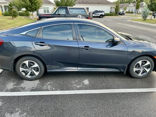 Blue 2019 Honda Civic LX