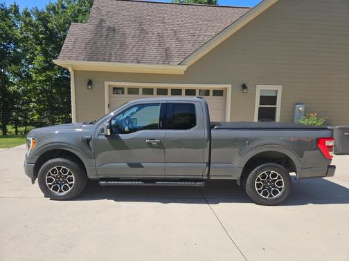 Gray 2021 Ford F-150 Lariat