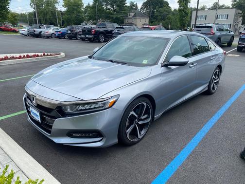 Silver 2018 Honda Accord Sport