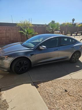 Silver 2024 Tesla Model 3 Long Range