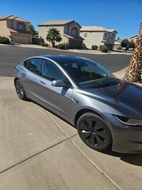Silver 2024 Tesla Model 3 Long Range