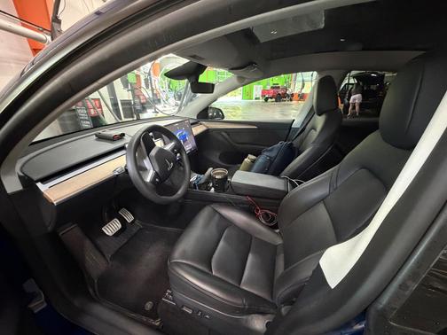 Blue 2024 Tesla Model Y Performance