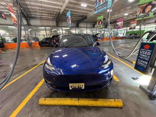Blue 2024 Tesla Model Y Performance