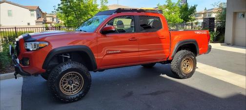 Red 2017 Toyota Tacoma TRD Off Road