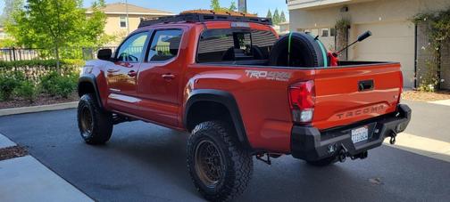 Red 2017 Toyota Tacoma TRD Off Road