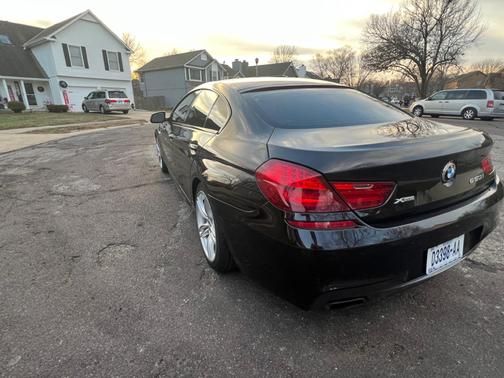 Black 2015 BMW 650 Gran Coupe i xDrive