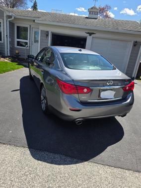Gray 2015 INFINITI Q50 Sport
