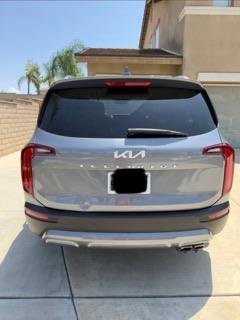 Gray 2022 Kia Telluride EX