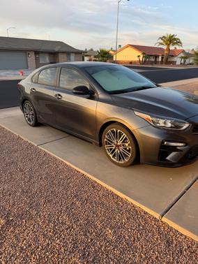 Gray 2021 Kia Forte GT