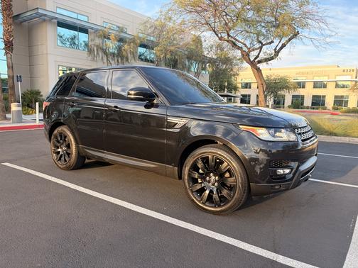 Black 2015 Land Rover Range Rover Sport Supercharged HSE