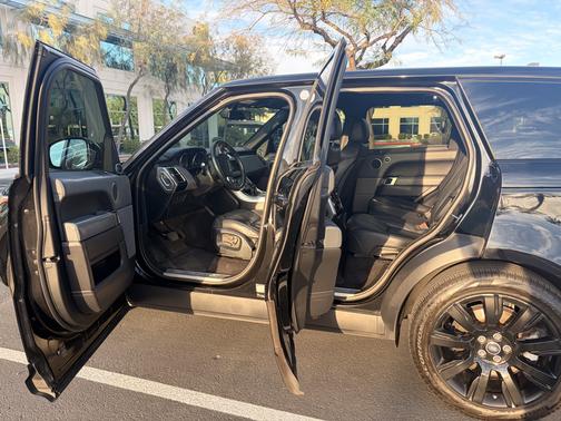 Black 2015 Land Rover Range Rover Sport Supercharged HSE
