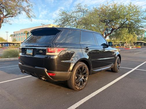 Black 2015 Land Rover Range Rover Sport Supercharged HSE