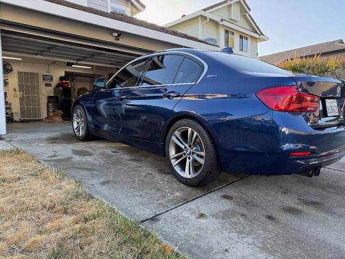 Blue 2017 BMW 330e iPerformance