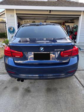 Blue 2017 BMW 330e iPerformance
