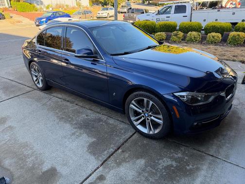 Blue 2017 BMW 330e iPerformance