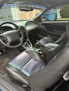 Blue 2004 Ford Mustang SVT Cobra