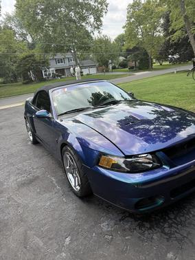 Blue 2004 Ford Mustang SVT Cobra