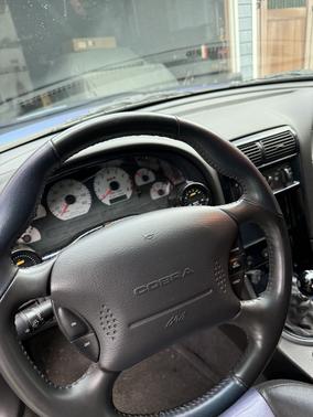 Blue 2004 Ford Mustang SVT Cobra