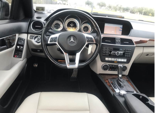 Blue 2012 Mercedes-Benz C-Class C 300 4MATIC Sport