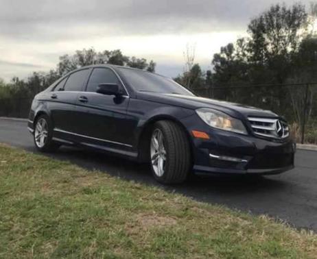 Blue 2012 Mercedes-Benz C-Class C 300 4MATIC Sport